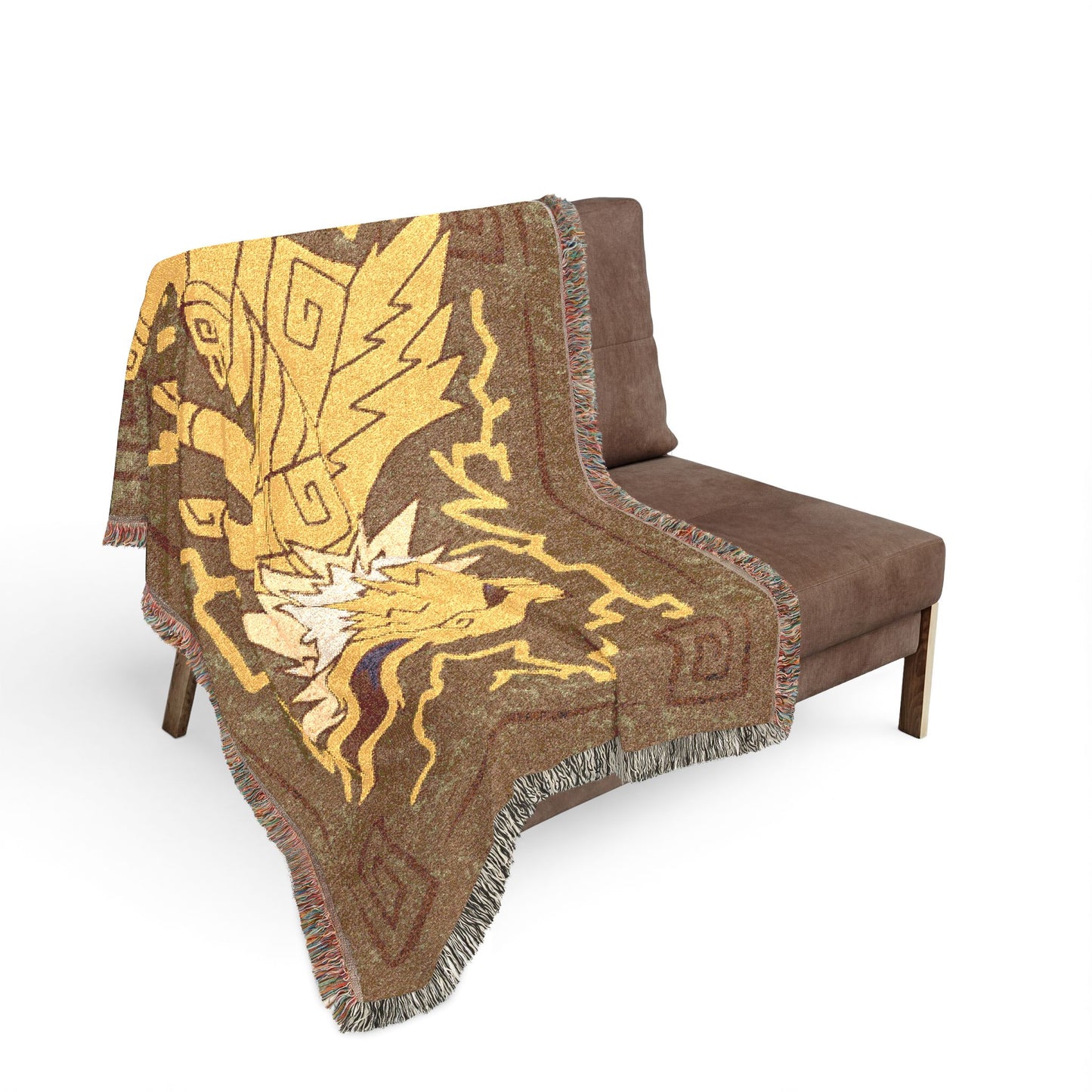 Electric Eeveelution Stylized Monster Inspired Blanket