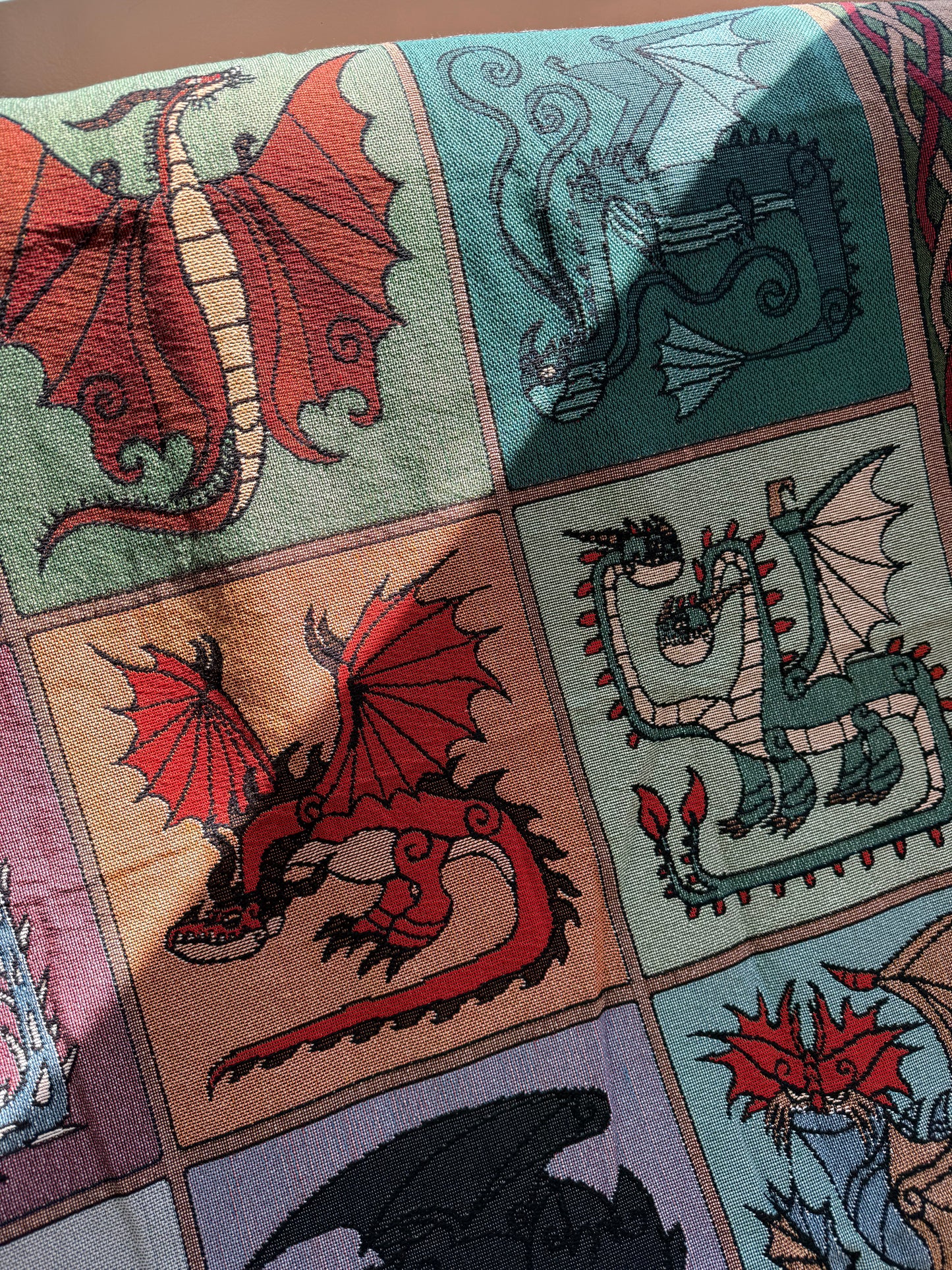 Premium Woven Dragon Blanket/Tapestry 57x74 inches (PREORDER SHIPS JUNE)