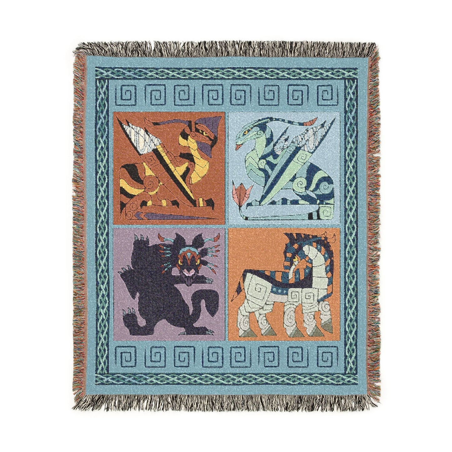 Creatures of Pandora Forests Avatar Inspired Stylized 50x60 High Quality Woven Blanket