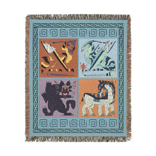 Creatures of Pandora Forests Avatar Inspired Stylized 50x60 High Quality Woven Blanket