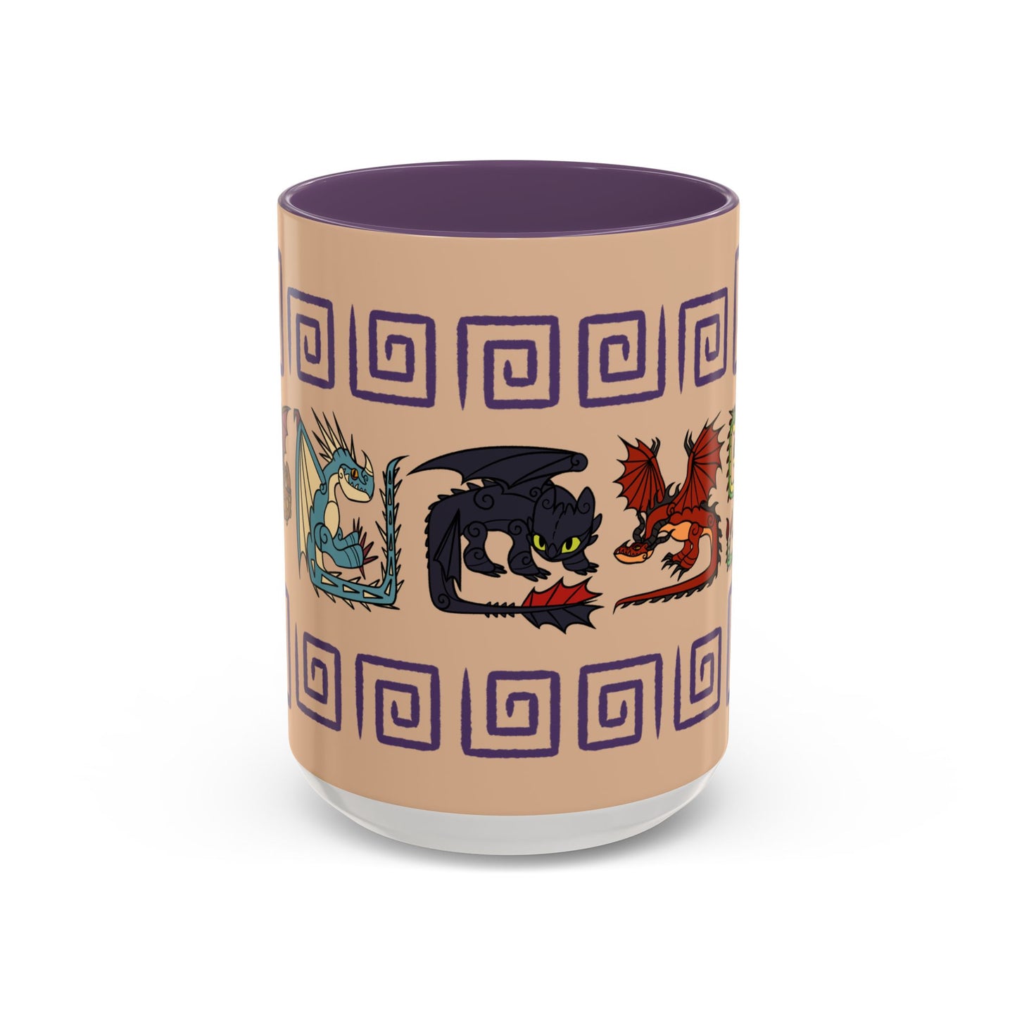 Toothless and Friends, HTTYD Inspired Accent Ceramic Coffee Mug 11oz or 15oz