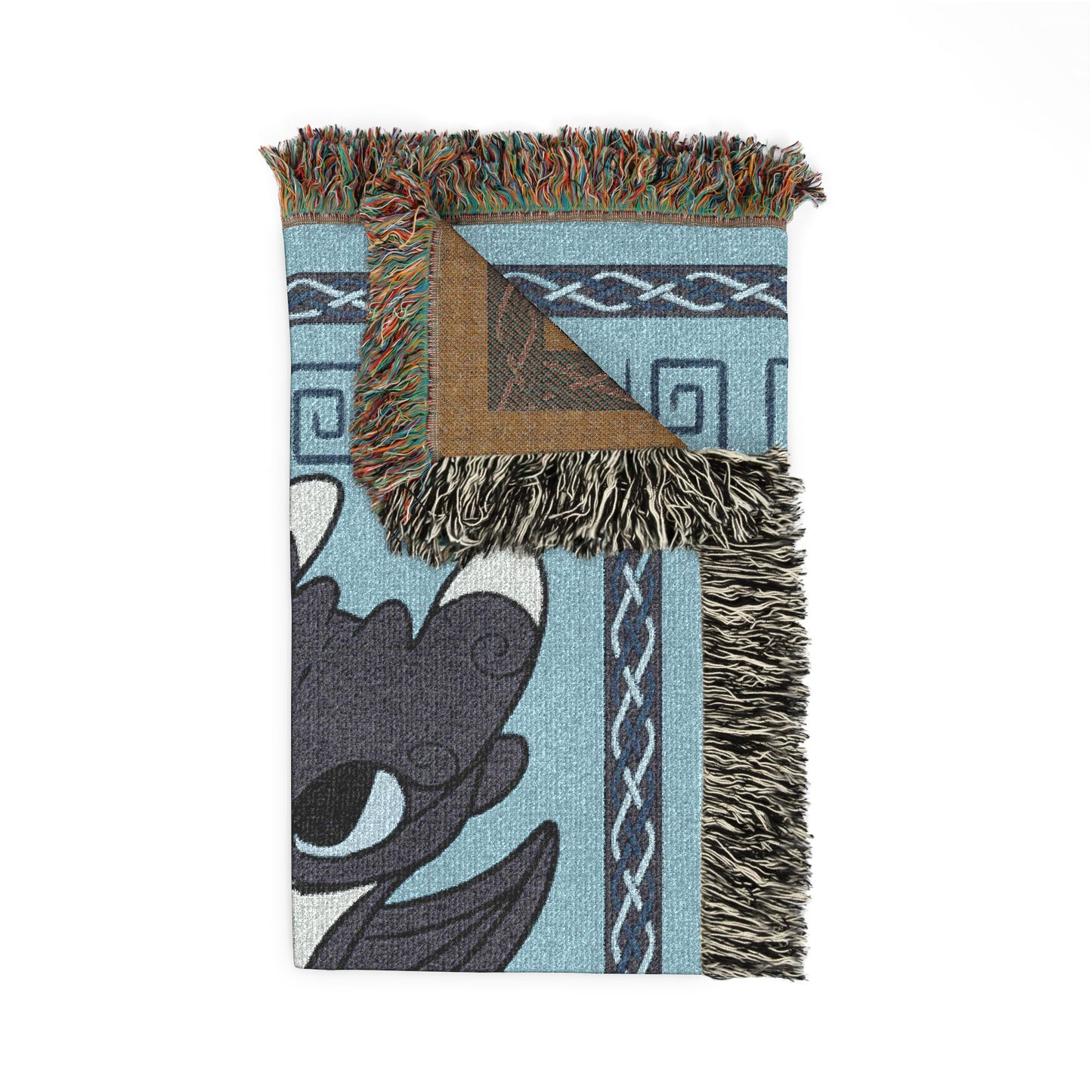 Dart HTTYD Inspired NightLight Dragon Stylized Blue 50x60 Inch Woven Blanket
