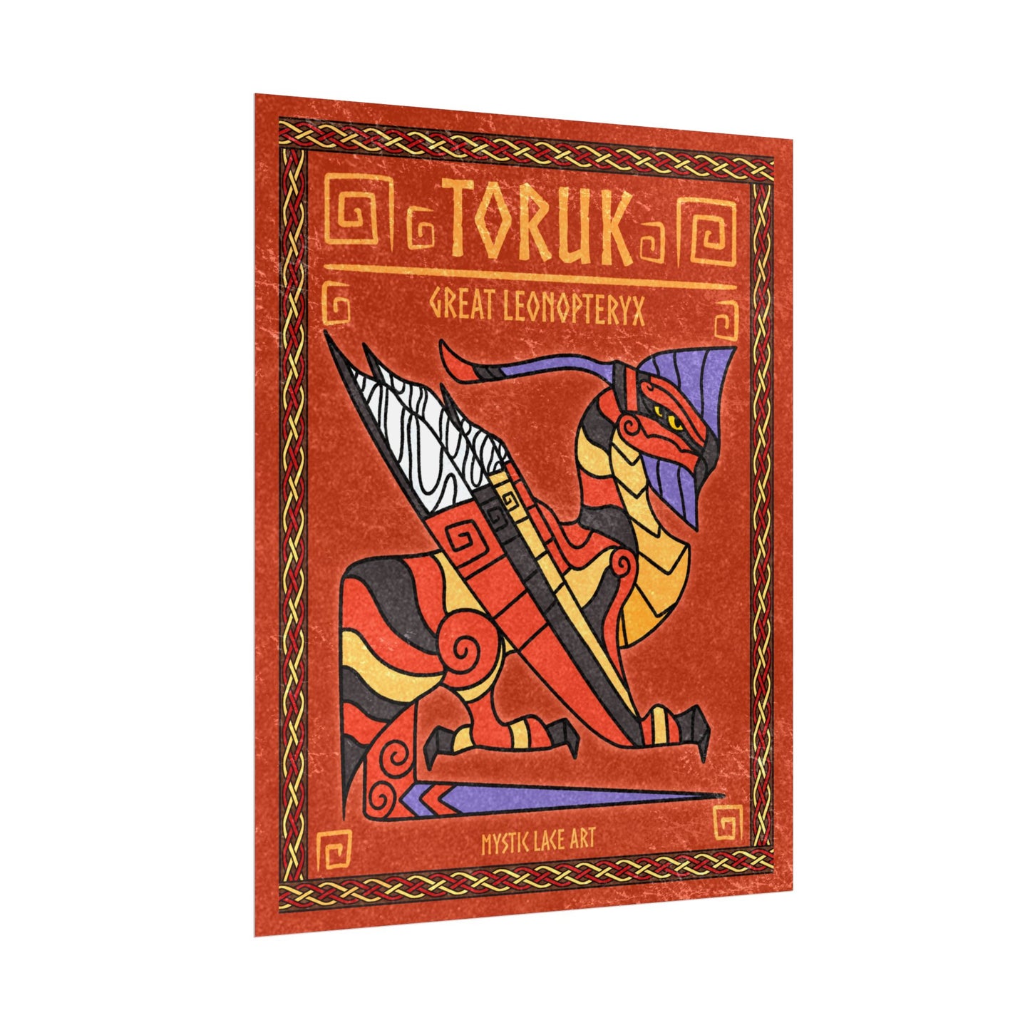 Toruk Great Leonopteryx Avatar Inspired Stylized Poster
