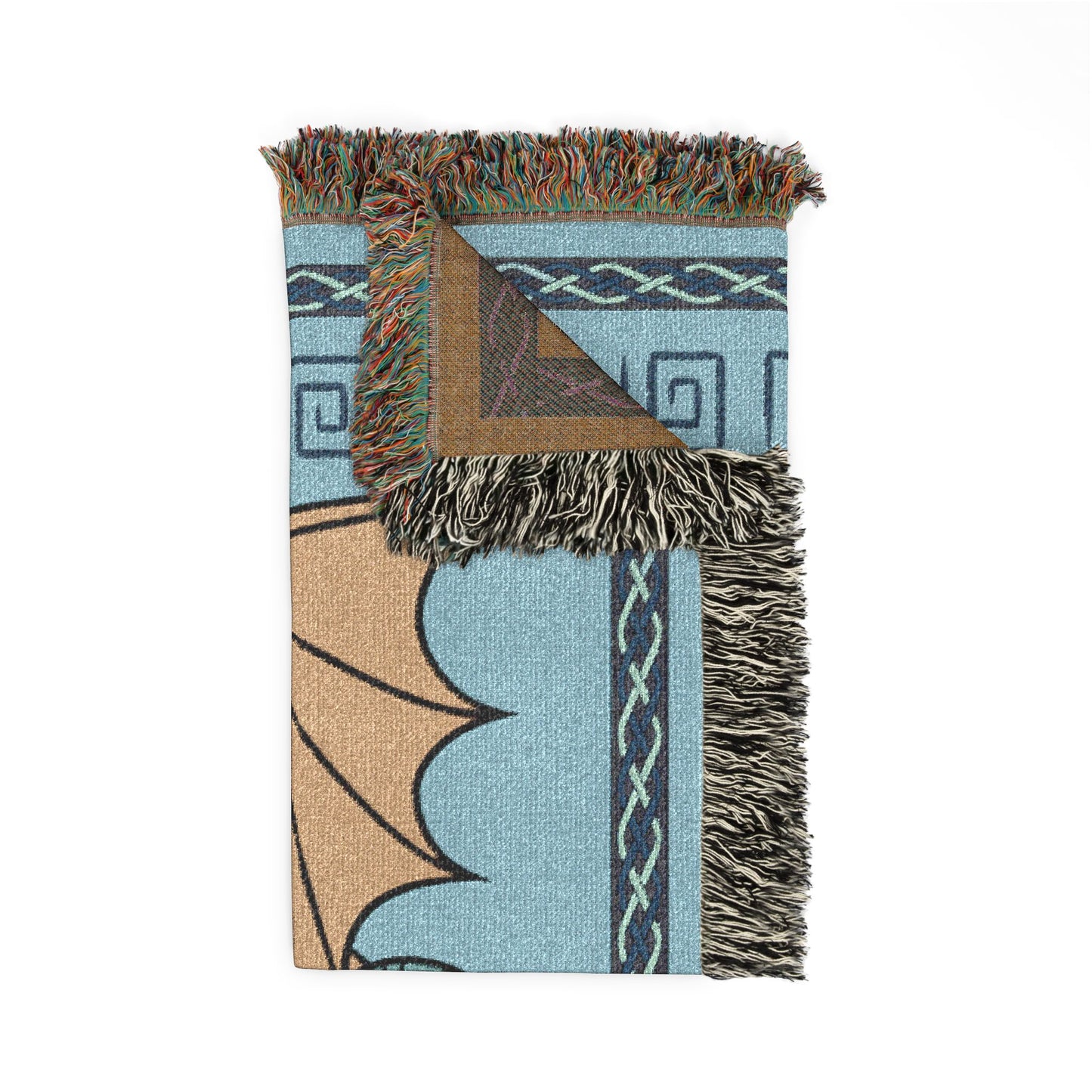 Stormcutter CloudJumper Teal HTTYD Inspired Woven Dragon Blanket 50x60 Inches