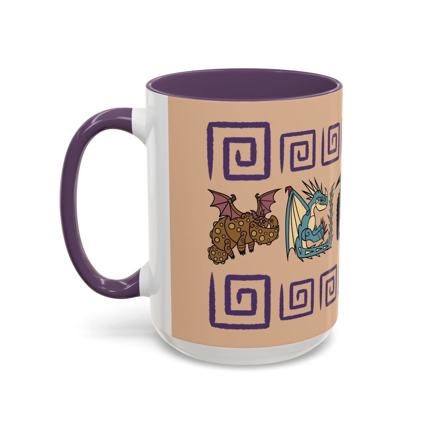 Toothless and Friends, HTTYD Inspired Accent Ceramic Coffee Mug 11oz or 15oz