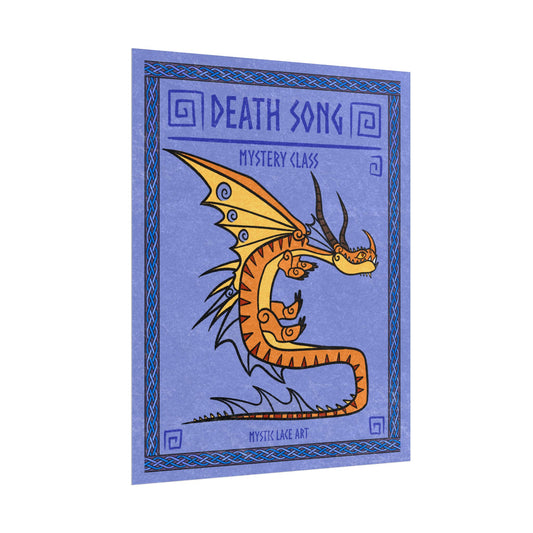 Death Song Dragon HTTYD Inspired Stylized Poster