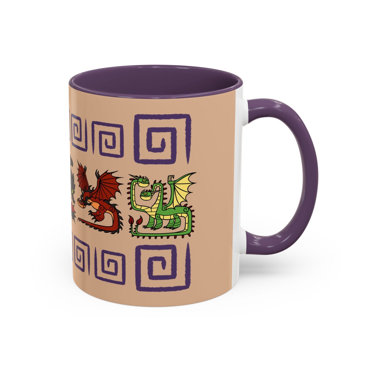 Toothless and Friends, HTTYD Inspired Accent Ceramic Coffee Mug 11oz or 15oz