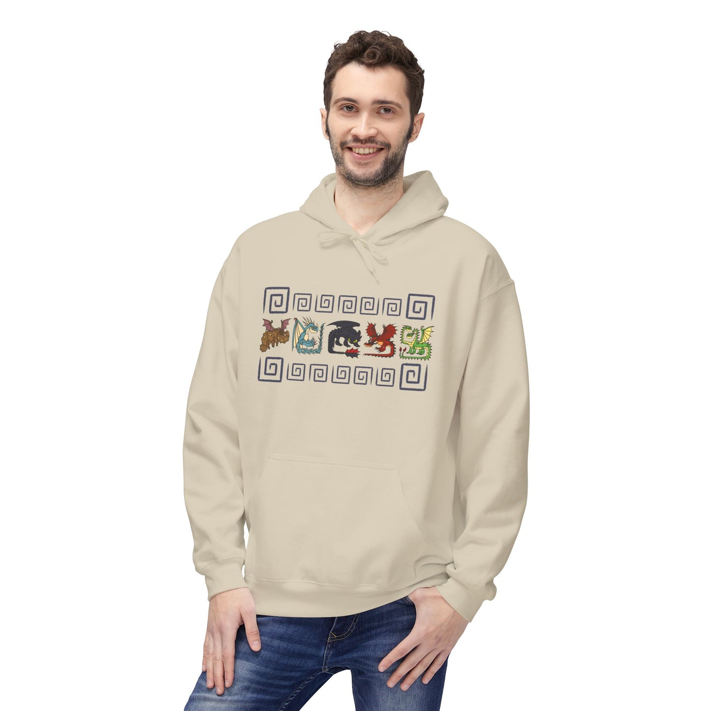 Black Dragon Toothless Crewneck Sweatshirt, Hookfang, Stormfly, Meatlug, Barf and Belch