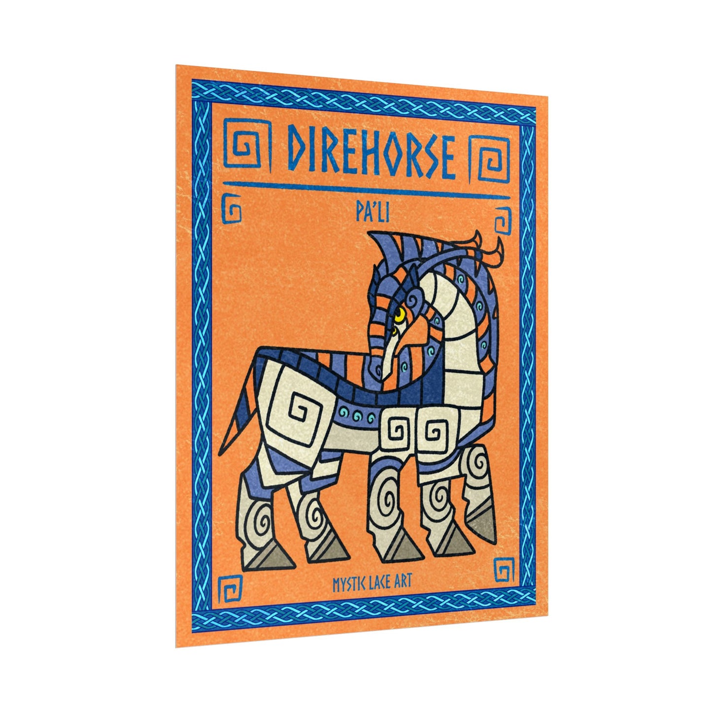 Direhorse Pa'li Avatar Inspired Stylized Poster