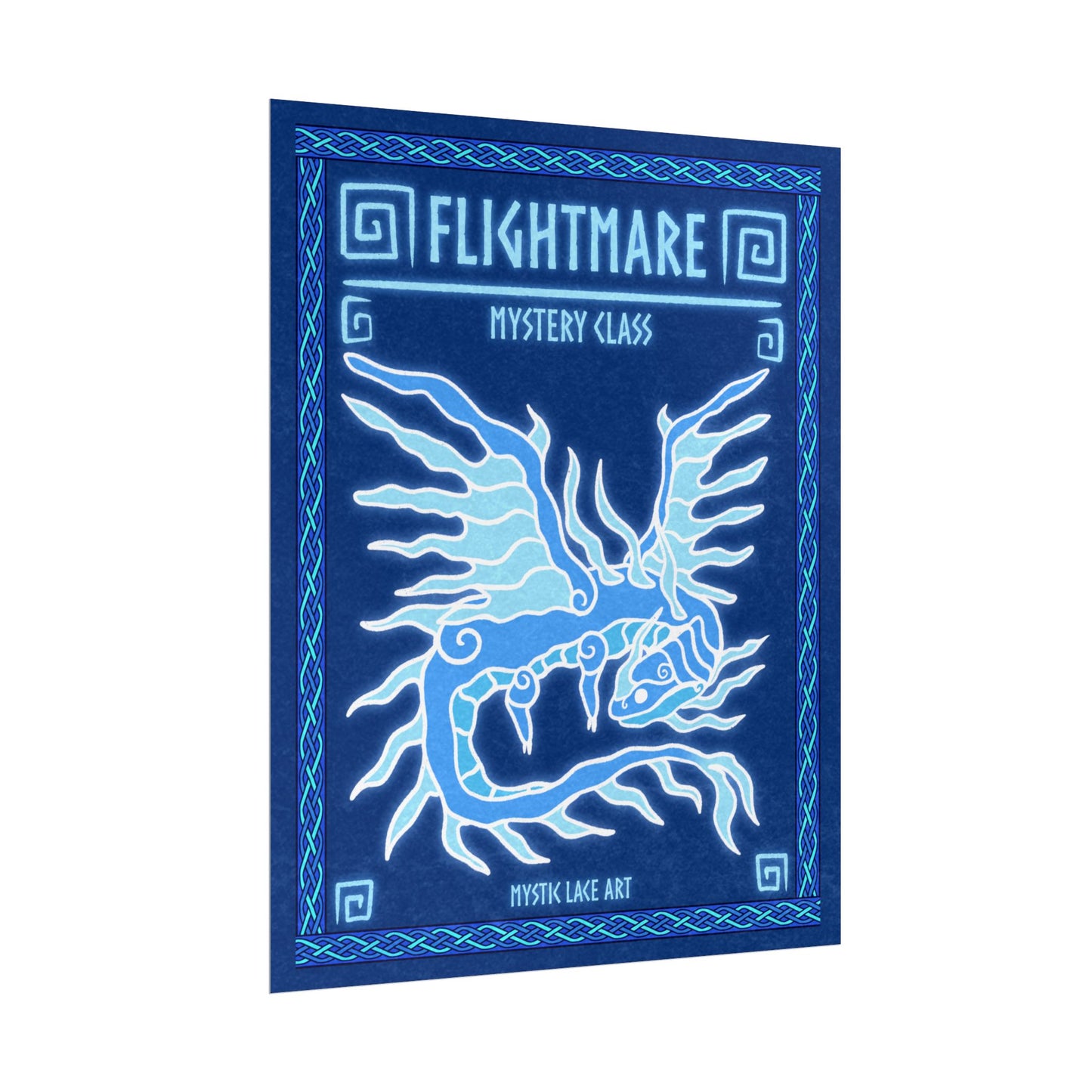 Flightmare Dragon HTTYD Inspired Stylized Poster