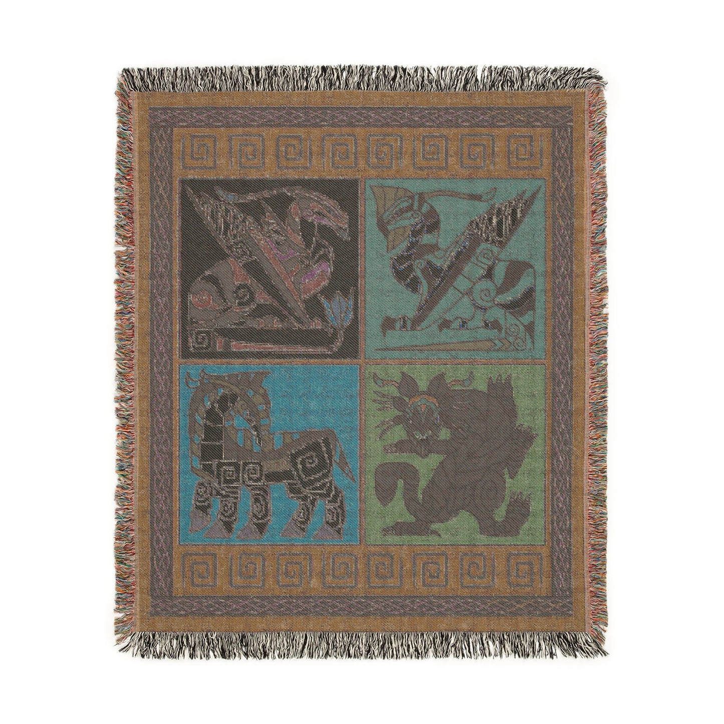 Creatures of Pandora Forests Avatar Inspired Stylized 50x60 High Quality Woven Blanket
