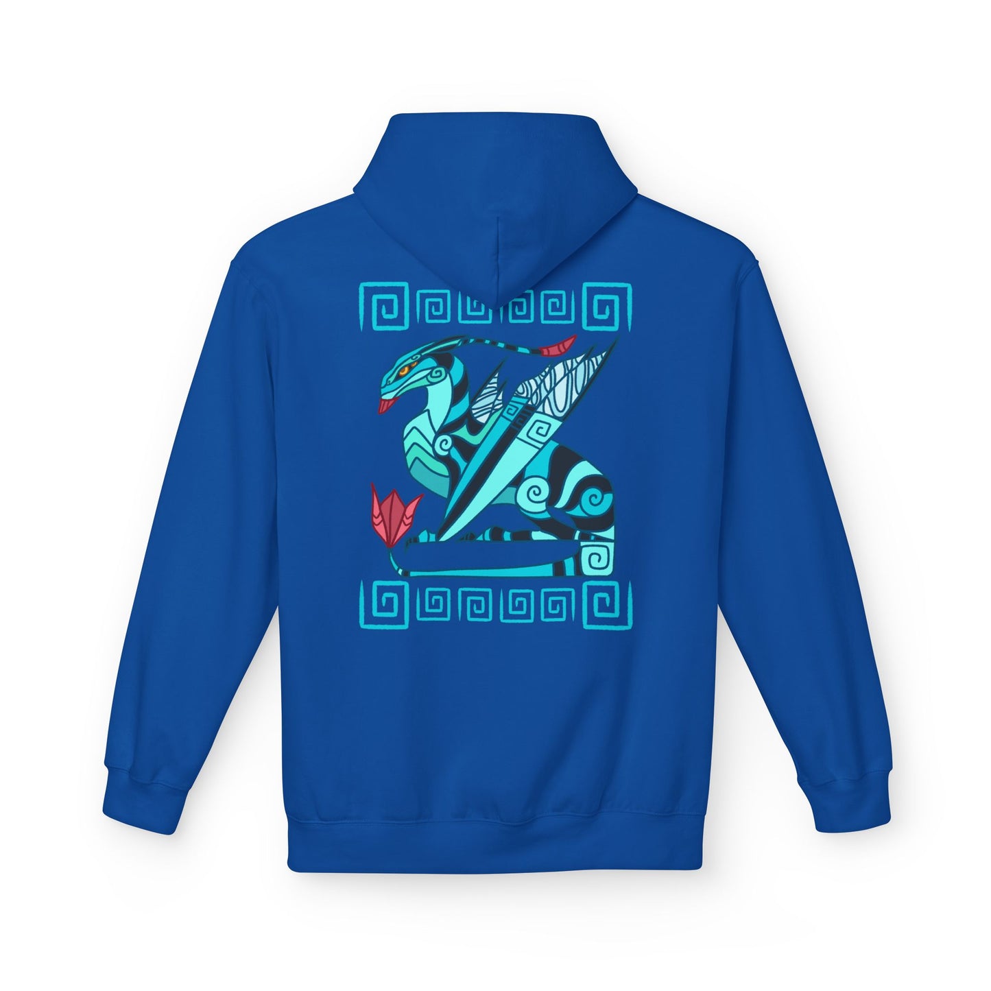 Ikran Mountain Banshee Avatar Spiral Inspired Teal Hoodie Midweight Sweatshirt
