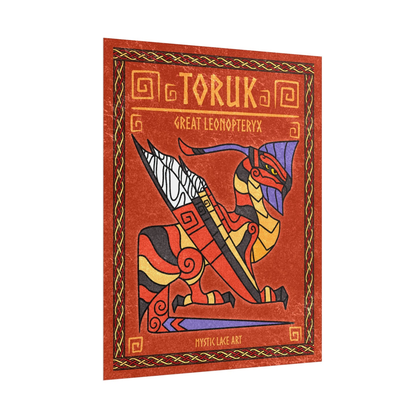 Toruk Great Leonopteryx Avatar Inspired Stylized Poster