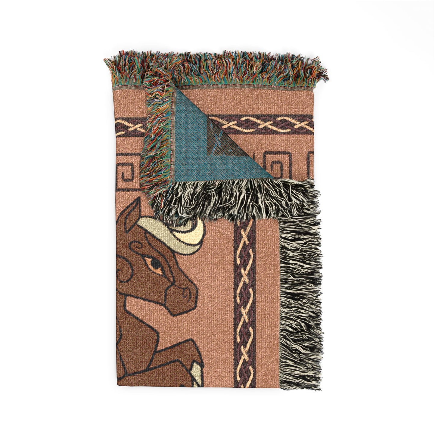 Epona Horse Twilight Inspired Stylized Yellow Woven Blanket 50x60 Inches