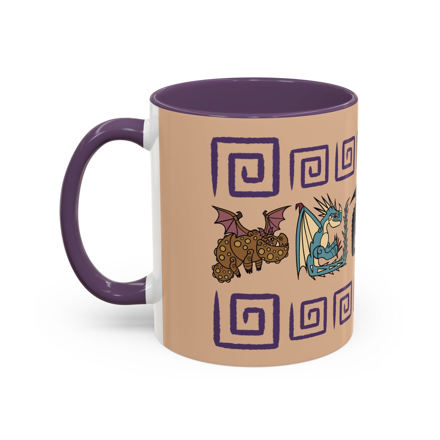 Toothless and Friends, HTTYD Inspired Accent Ceramic Coffee Mug 11oz or 15oz