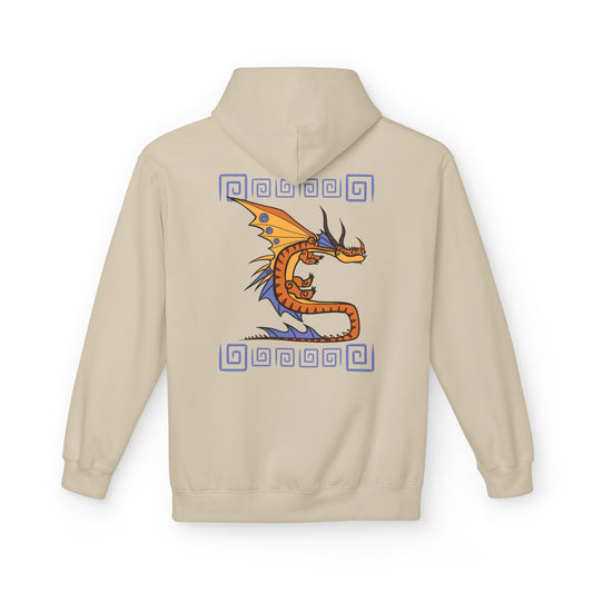 Death Song Purple and Orange Spiral HTTYD Inspired Hoodie Midweight Sweatshirt