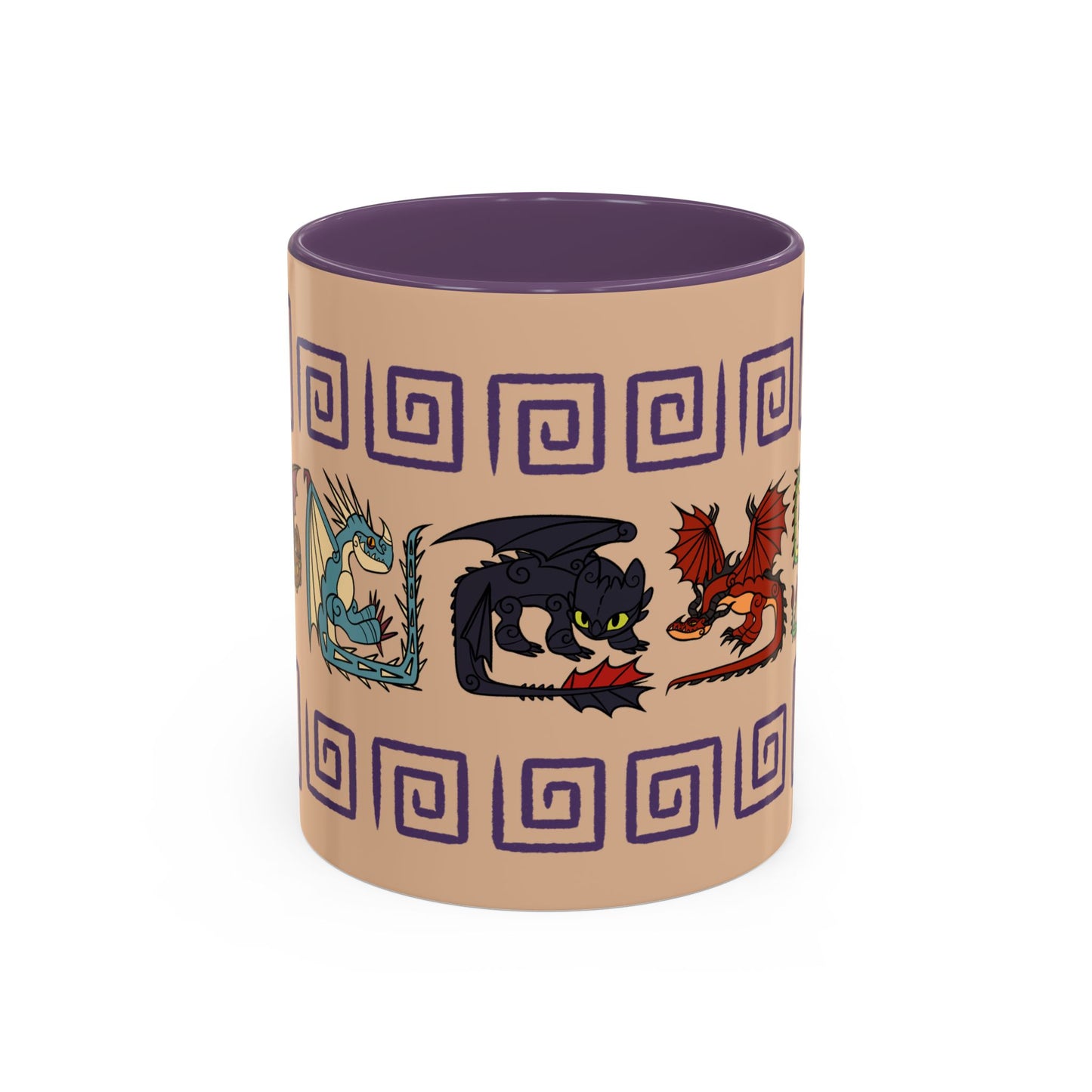 Toothless and Friends, HTTYD Inspired Accent Ceramic Coffee Mug 11oz or 15oz
