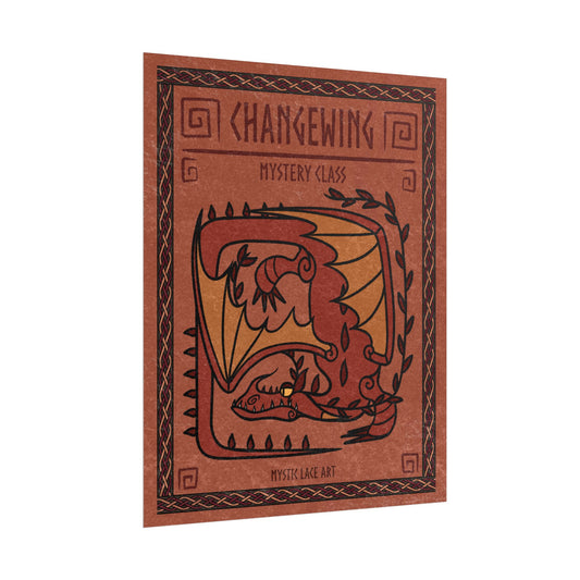 Changewing Dragon HTTYD Inspired Stylized Poster