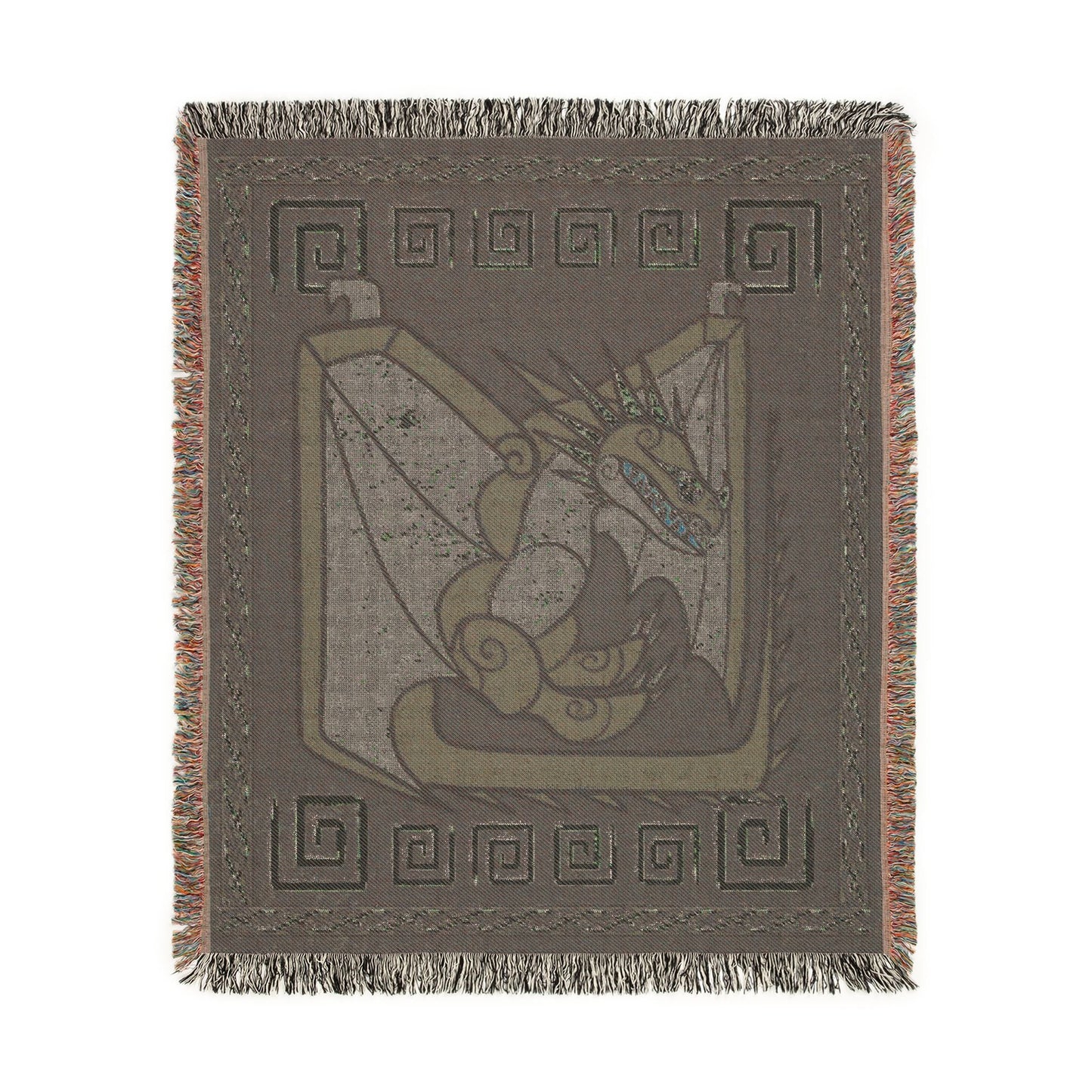 The Skrill Purple Lightning HTTYD Inspired Woven Dragon Blanket 50x60 Inches