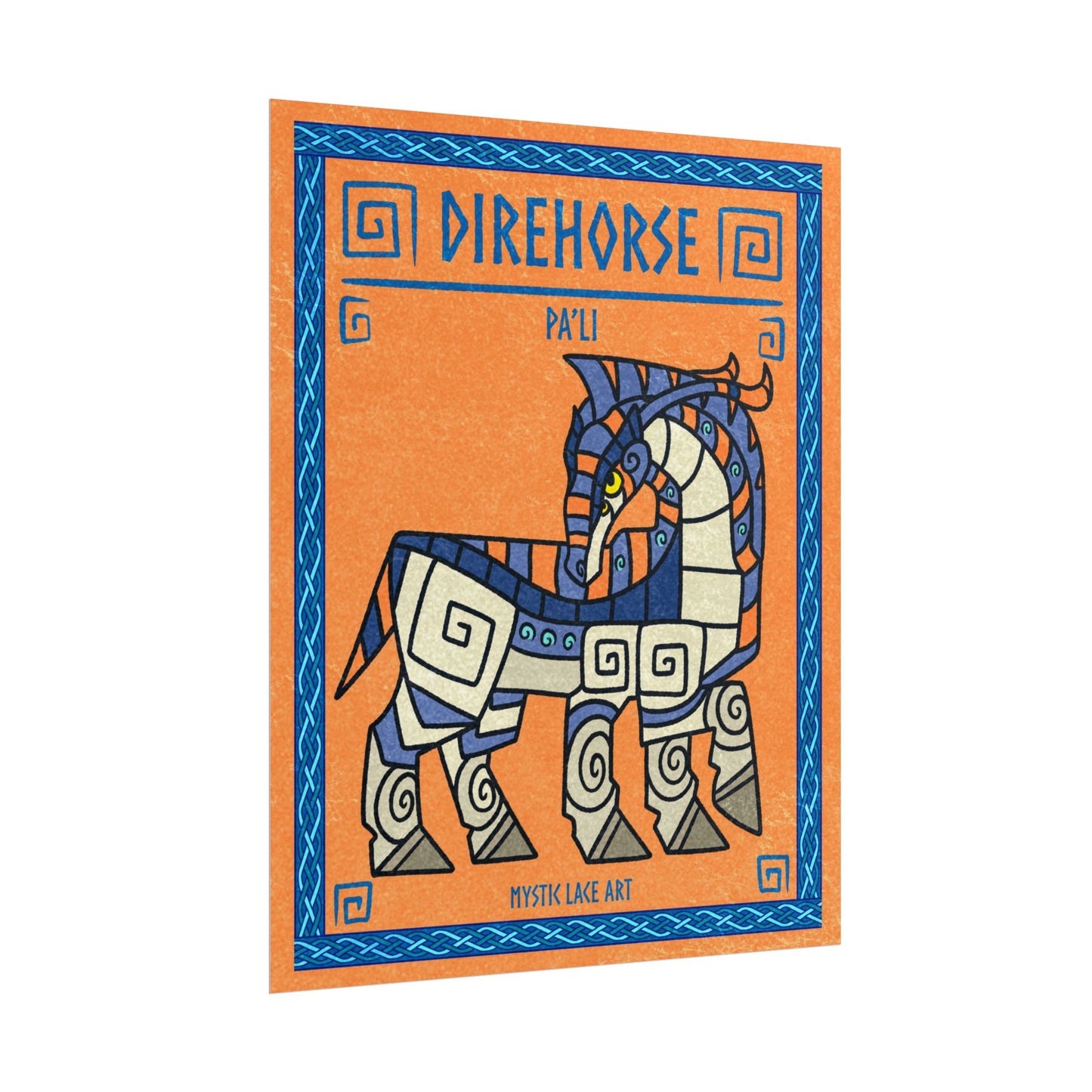Direhorse Pa'li Avatar Inspired Stylized Poster