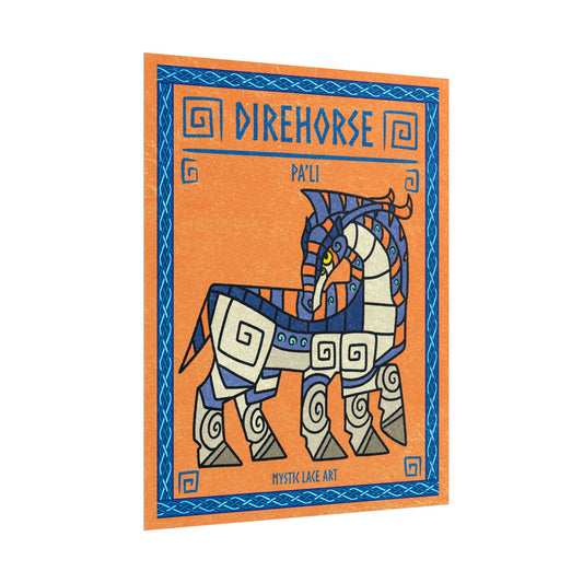 Direhorse Pa'li Avatar Inspired Stylized Poster