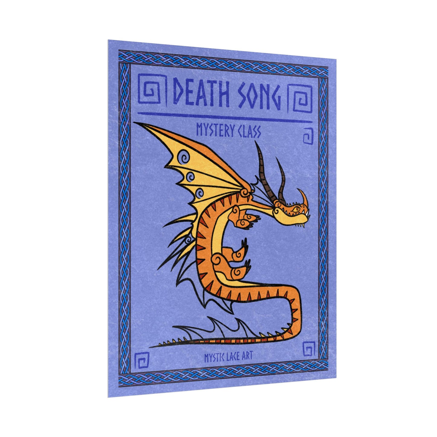 Death Song Dragon HTTYD Inspired Stylized Poster