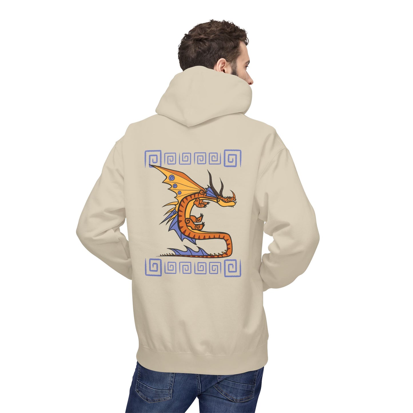 Death Song Purple and Orange Spiral HTTYD Inspired Hoodie Midweight Sweatshirt