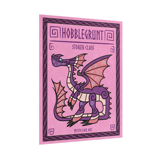 Hobblegrunt Dragon HTTYD Inspired Stylized Poster