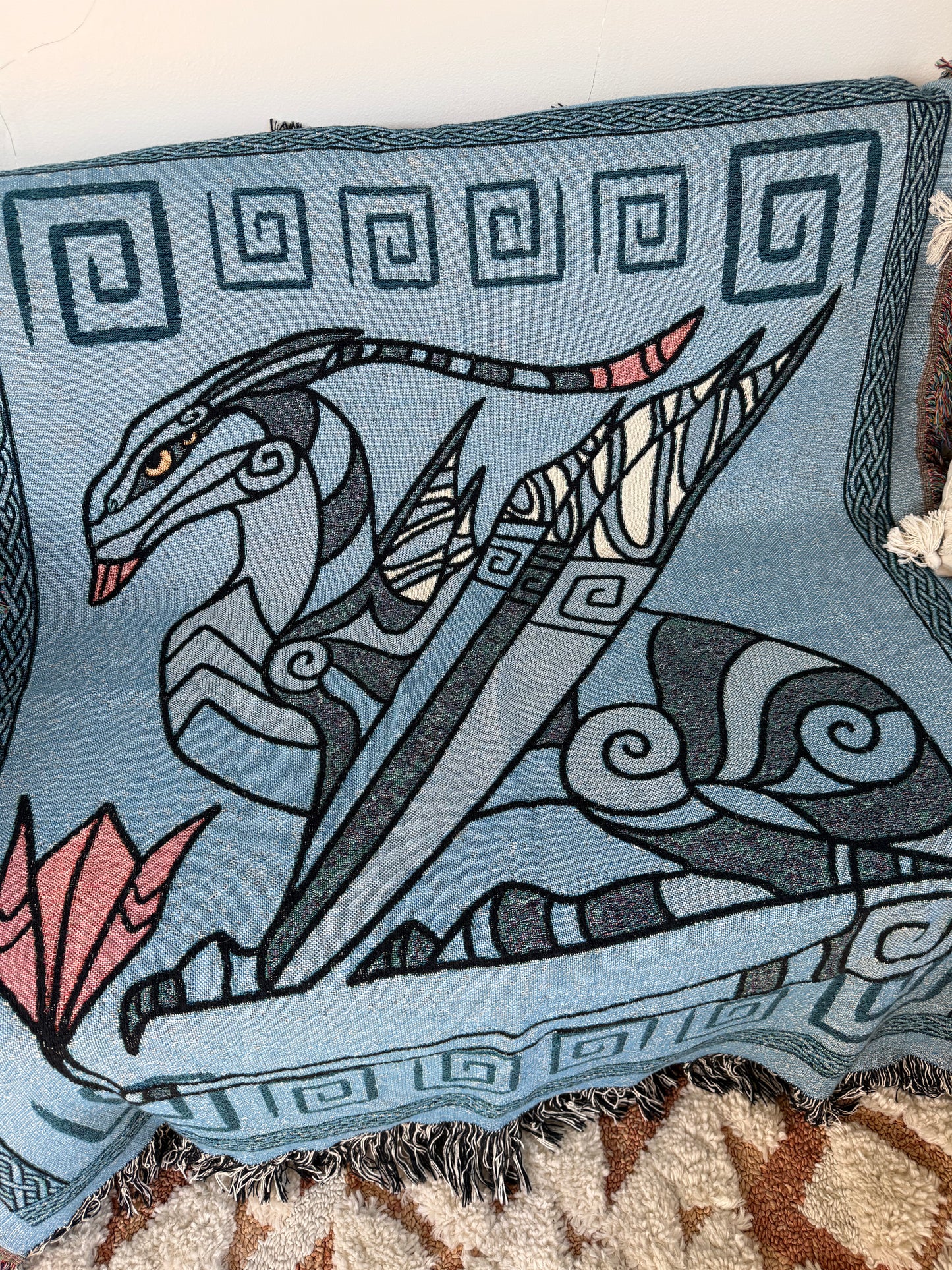 Mountain Banshee Ikran Dragon Avatar Inspired Stylized 50x60 High Quality Woven Blanket