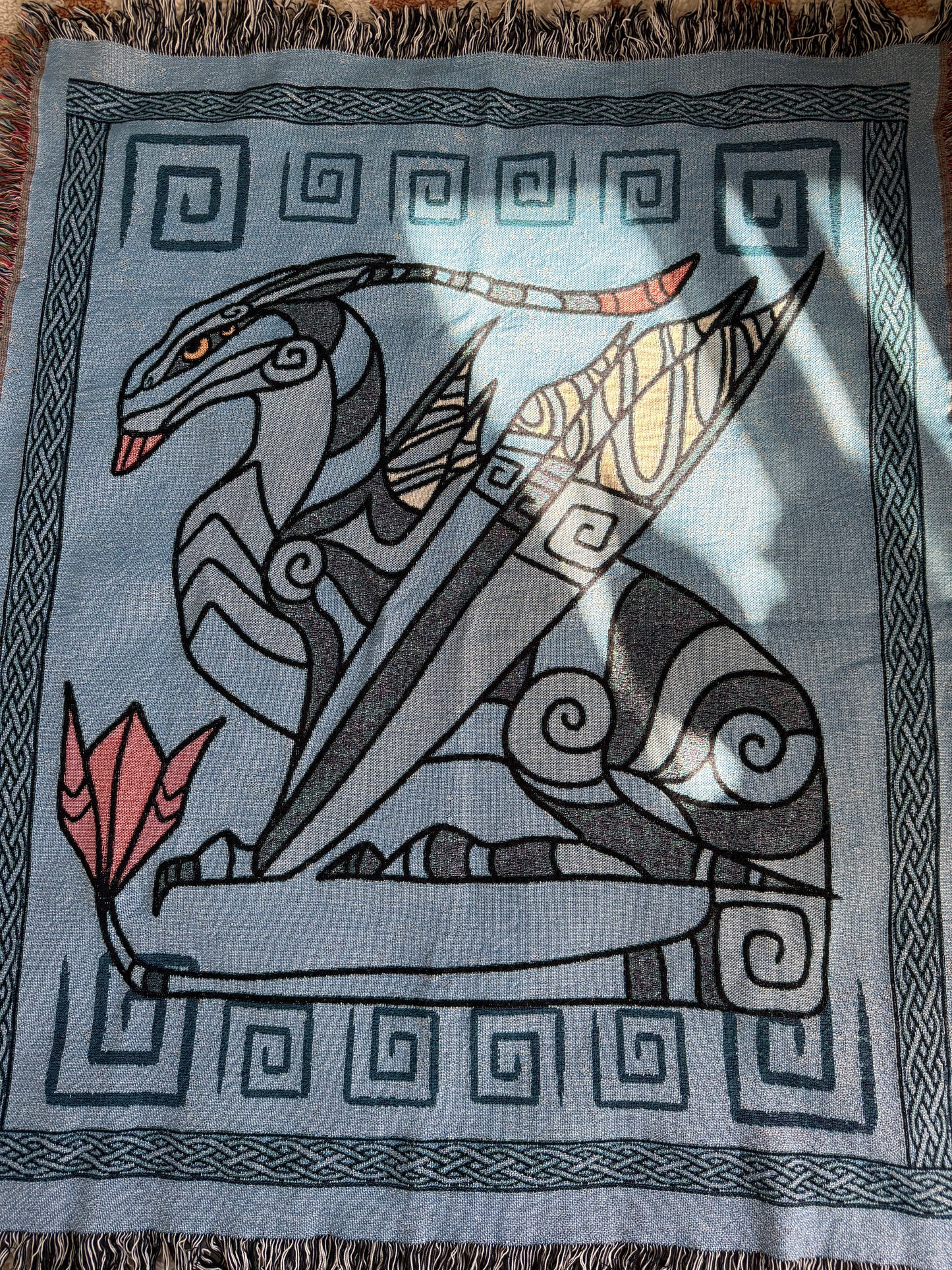 Mountain Banshee Ikran Dragon Avatar Inspired Stylized 50x60 High Quality Woven Blanket