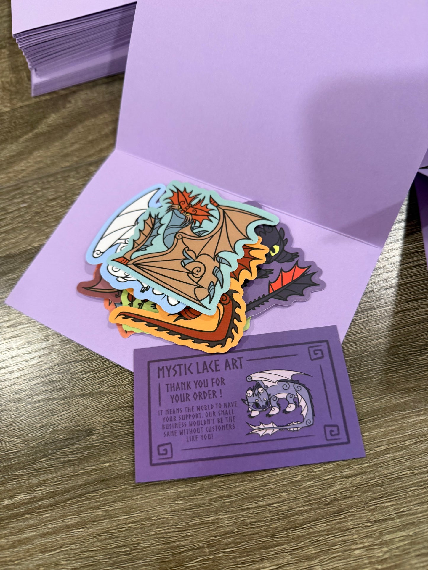 HTTYD Inspired Sticker Set: Toothless, Light Fury, Stormfly, Hookfang, Barf and Belch, Cloudjumper and Meatlug, 7 Stickers