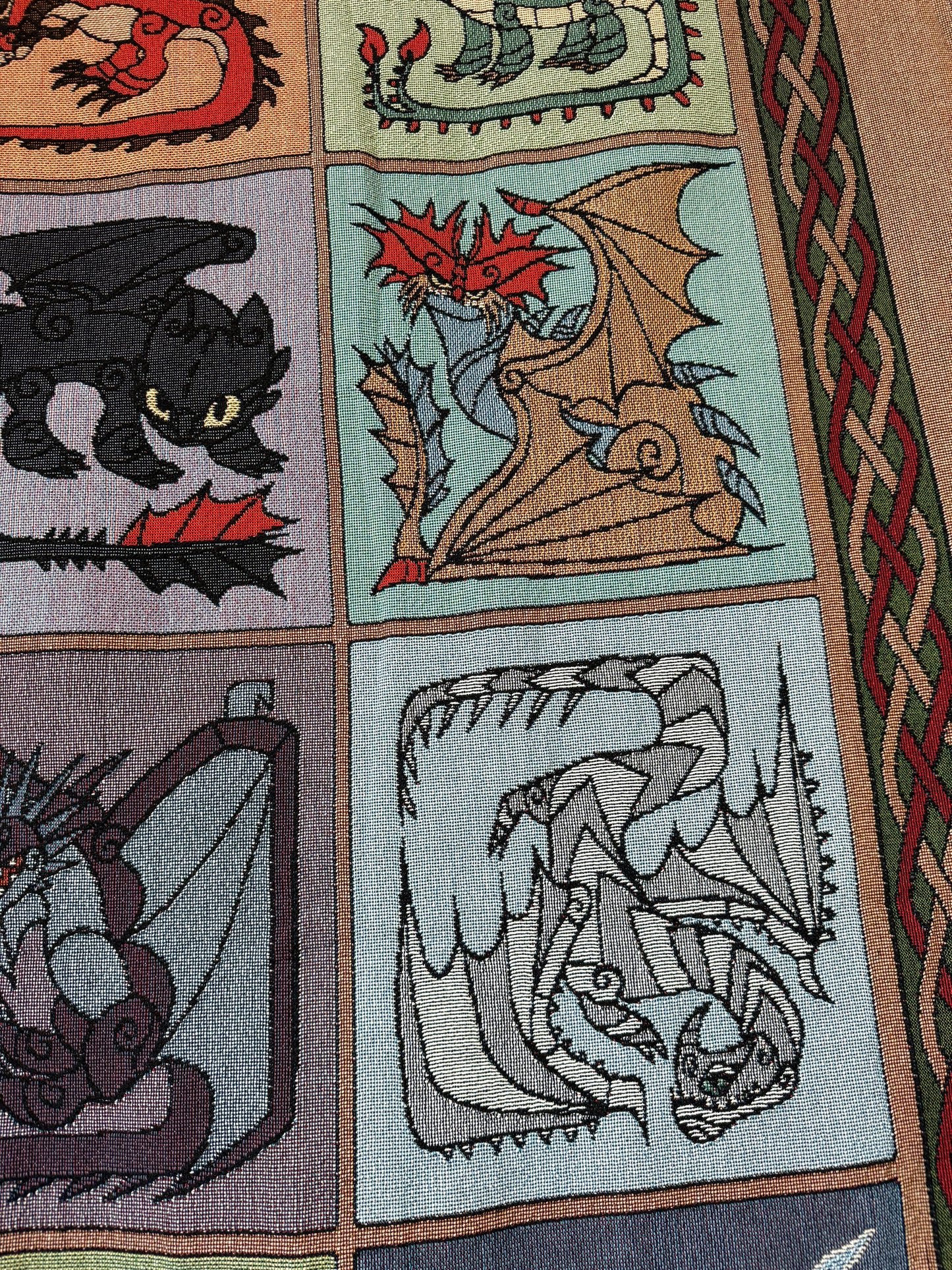 Premium Woven Dragon Blanket/Tapestry 57x74 inches (PREORDER SHIPS JUNE)
